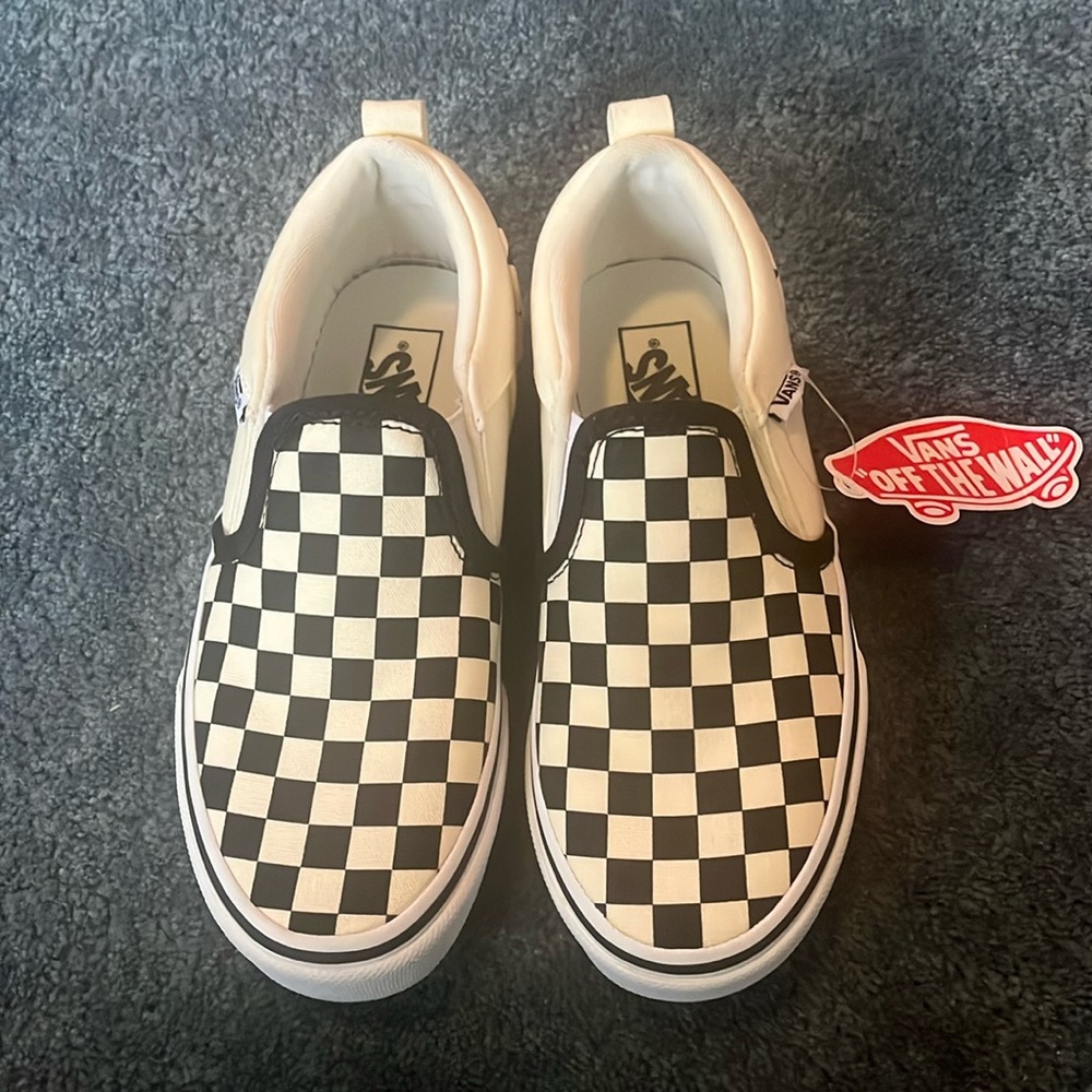 Vans classic slip on checkerboard